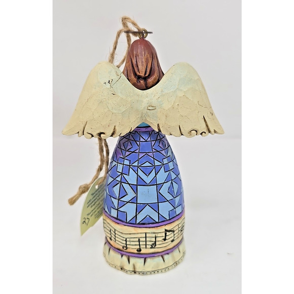 Jim Shore 2014 Musical Note Angel Ornament #404117 in Box JS12 - Picture 4 of 11
